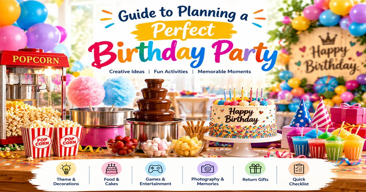 Guide to Planning a Perfect Birthday Party | Tips & Ideas