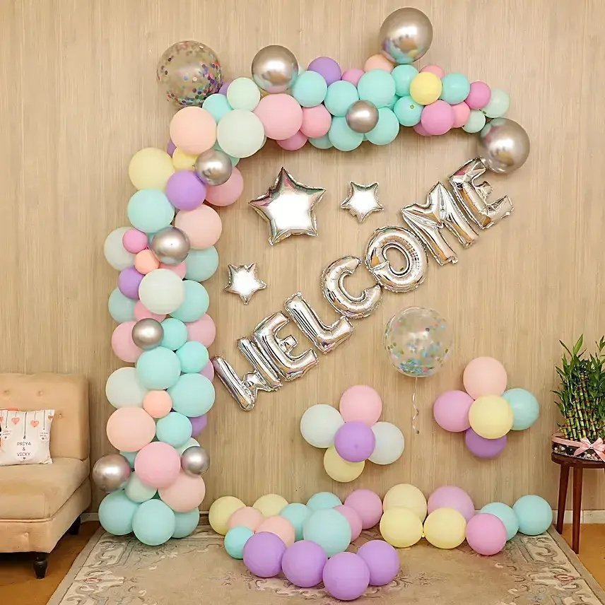 Simple Baby Welcome Decoration in Patna