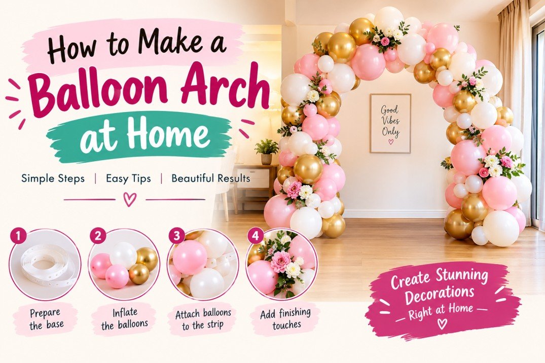 How to Make a Balloon Arch at Home – Easy DIY Guide