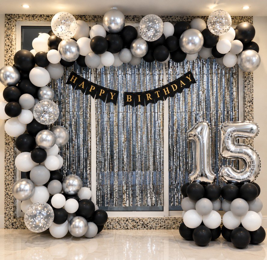 Happy Birthday Balloon Arch in Patna