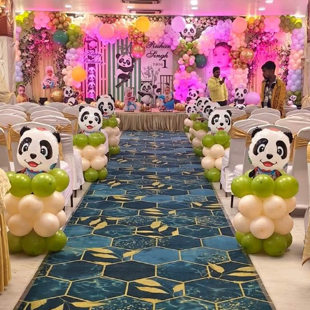 Panda Theme Birthday Decoration in Patna