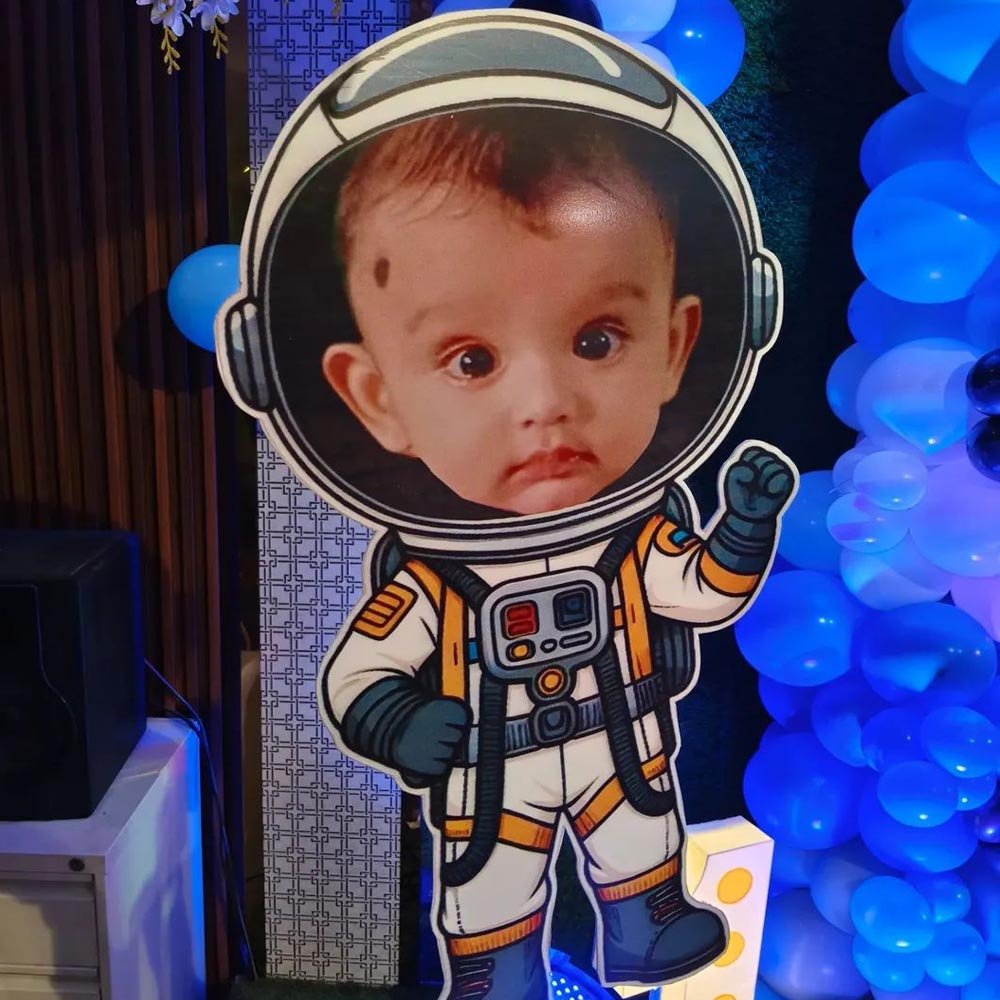 Satellite Theme Birthday Decoration in Patna photo 4